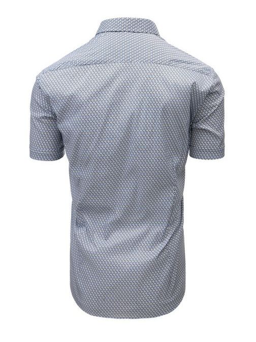 Pánska biela košeľa s granátovým vzorom