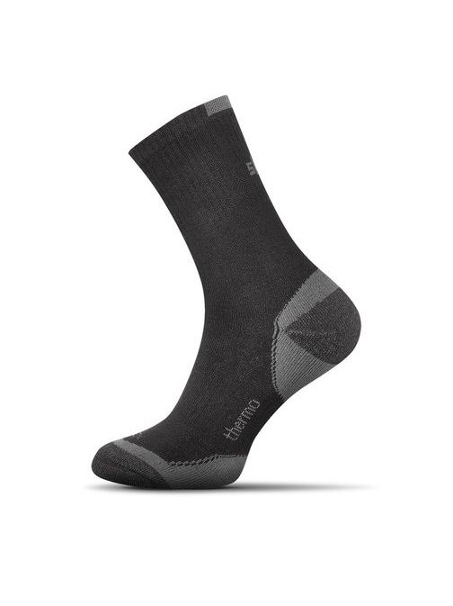 Termo bavlnené ponožky čierne