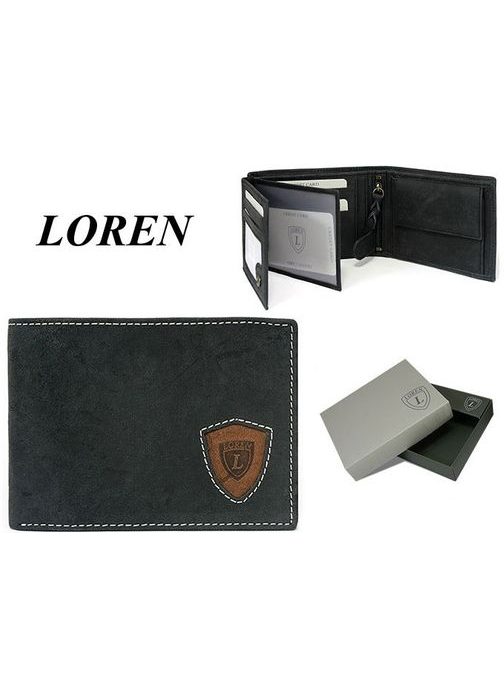 Čierna peňaženka LOREN