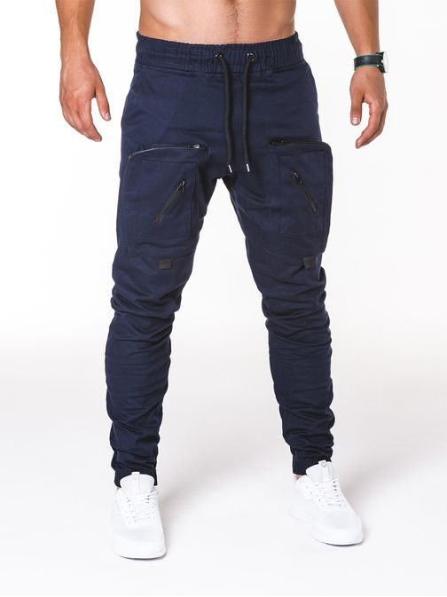 ORIGINÁLNE JOGGER NOHAVICE TMAVO MODRÉ P705