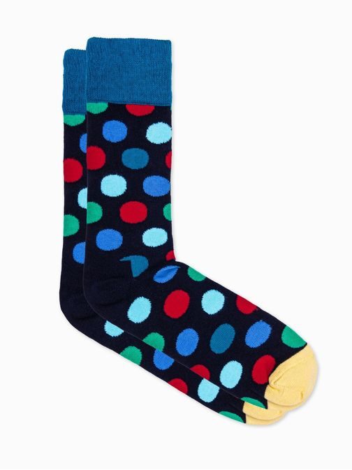 Granátové ponožky s bodkami U93