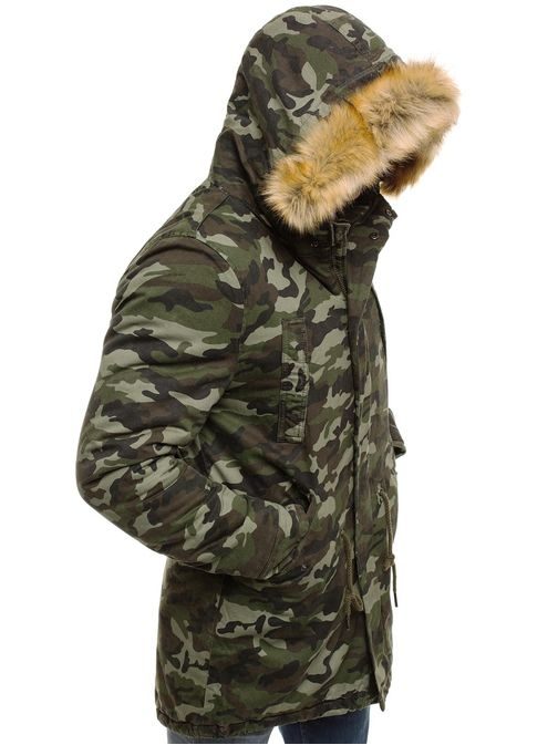 Army parka v svetlom maskáči AK-CLUB YL001