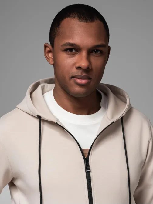 Voľnočasová piesková pánska mikina V6 SSZP-0213