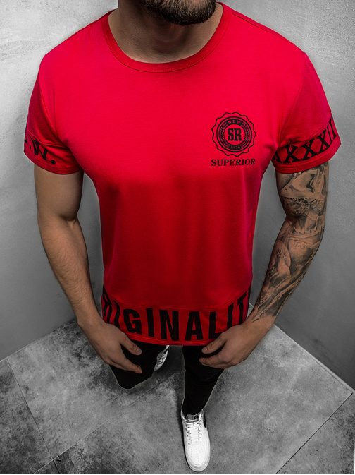 Originálne červené tričko JS/SS11095Z