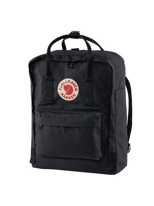 Štýlový čierny ruksak Fjallraven Kanken