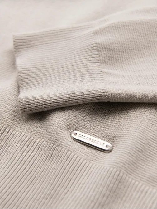 Jedinečný béžový pánsky sveter V3 SWSW-0183