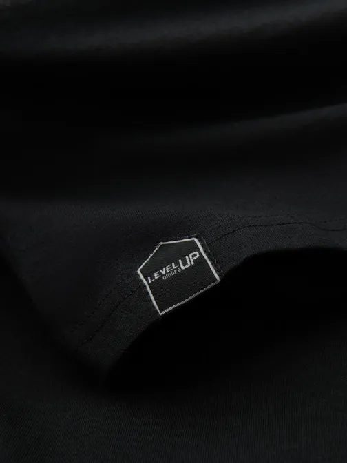 Trendy čierno-olivové pánske tričko V3 LSCL-0105