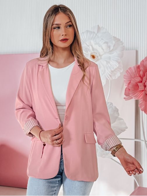 Ružové dámske oversize sako RESIDAL