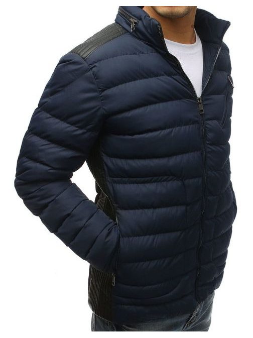 Granátová zimná bunda s ukrytou kapucňou