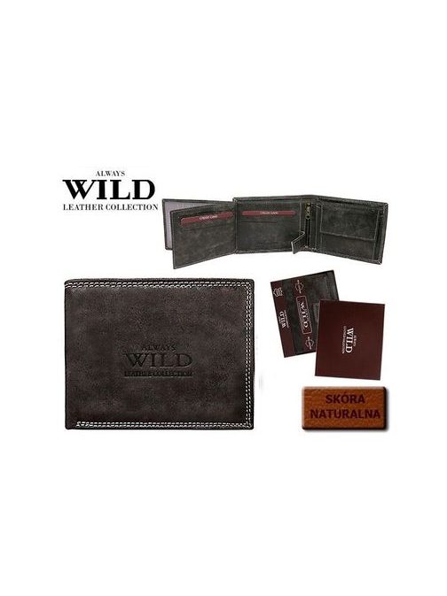 Čierna peňaženka pre pánov WILD