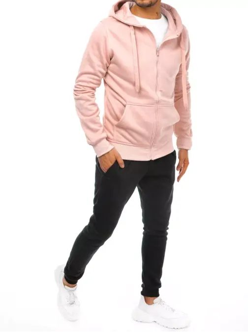 Ružovo-čierna tepláková súprava