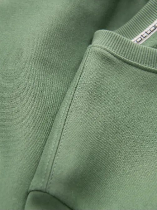 Základná zelená mikina bez kapucne V3 SSBN-0175