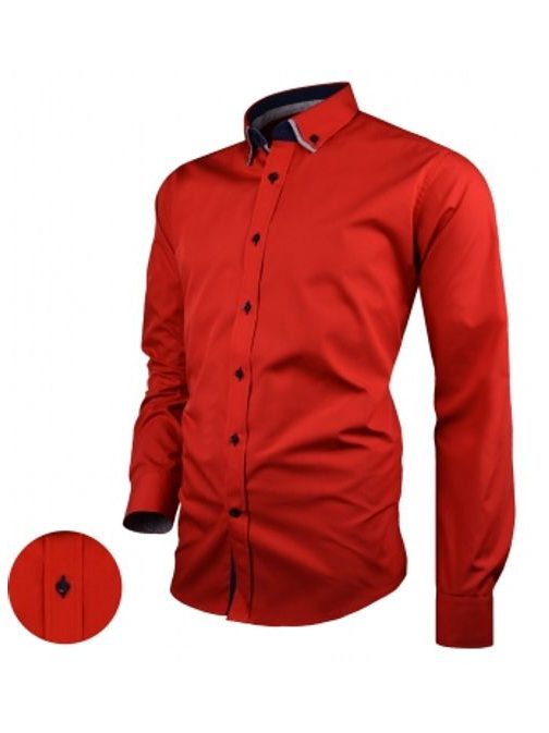 Červená košeľa Victorio V364