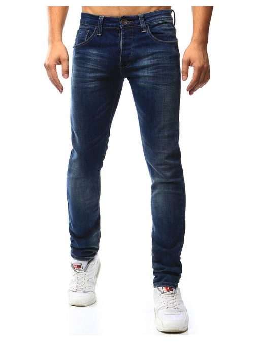 Jednoduché pánske džínsové nohavice
