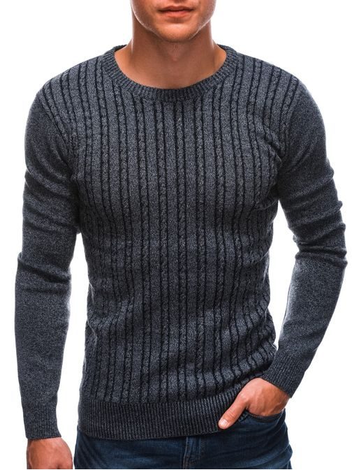 Elegantný sveter v granátovej farbe E212