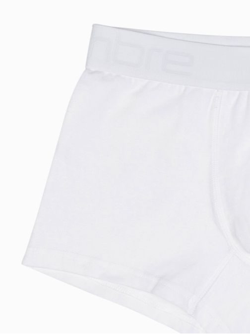 Atraktívne biele boxerky U285