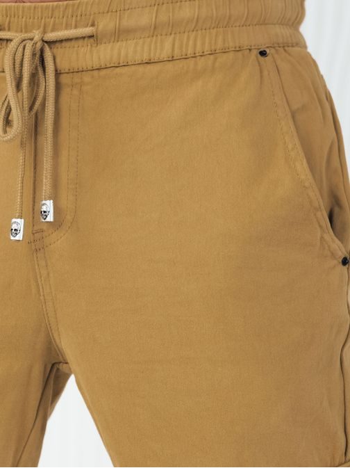Béžové pánske jogger kapsáče