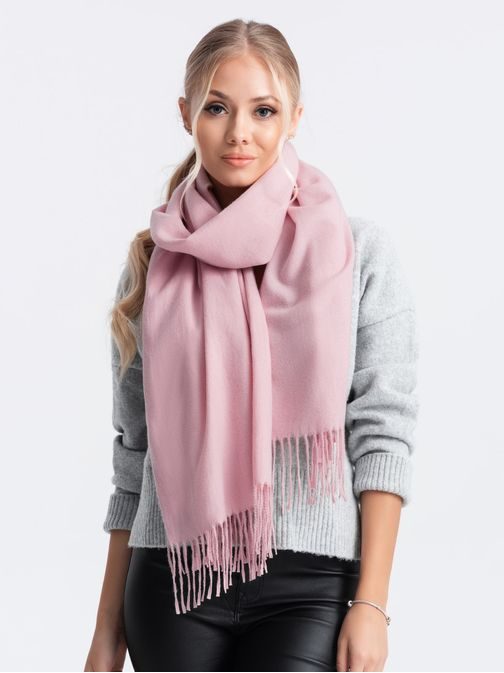 Elegantný ružový dámsky šál ALR061