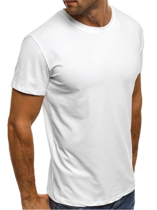 Jednoduché biele tričko OZONEE 1957