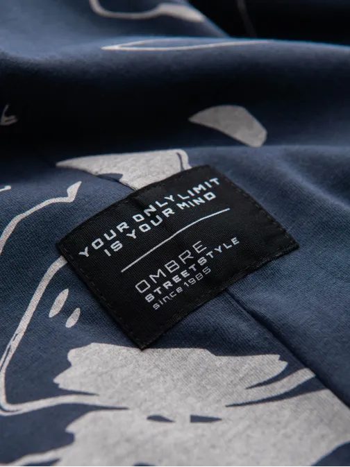 Moderné tmavo modré tričko V1 TSFP-0184