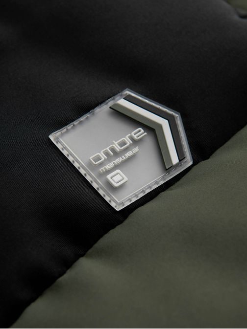 Štýlová khaki prešívaná vesta V4 JAVJ-0161