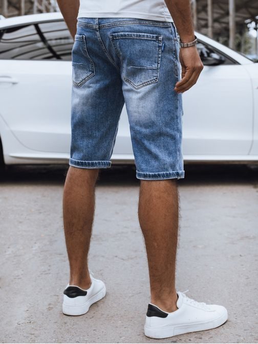 Fantastické svetlo modré rifľové kraťasy