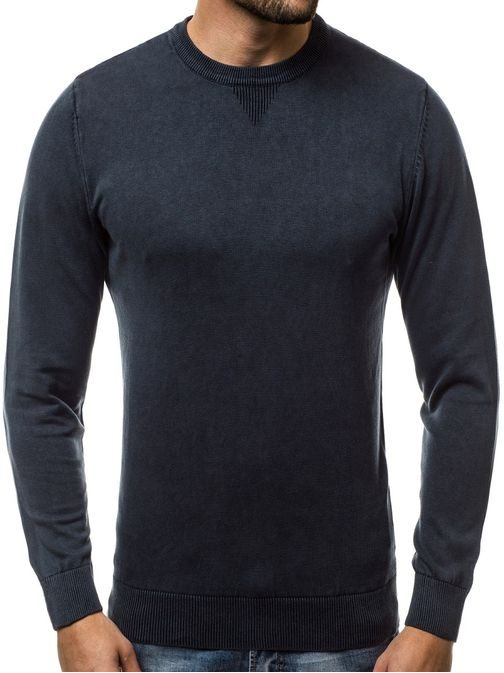 Pohodlný sveter v granátovej farbe BL/M020Z