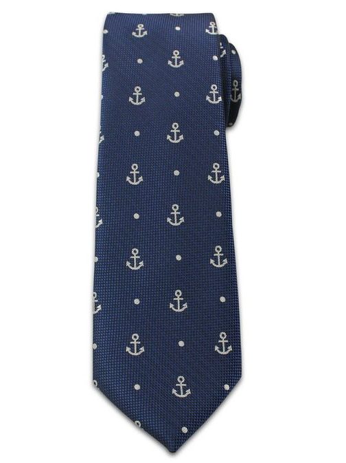 Modrá námornícka kravata