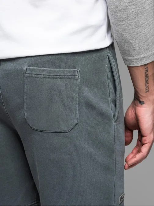 Basic grafitové pánske kraťasy V3 SRWS-0122