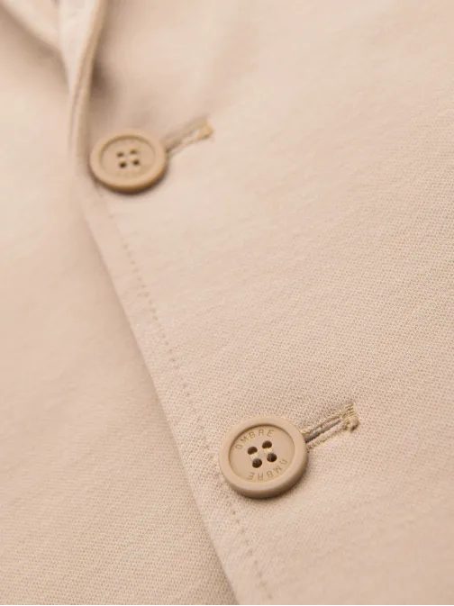 Béžové športové slim fit sako V5 M165