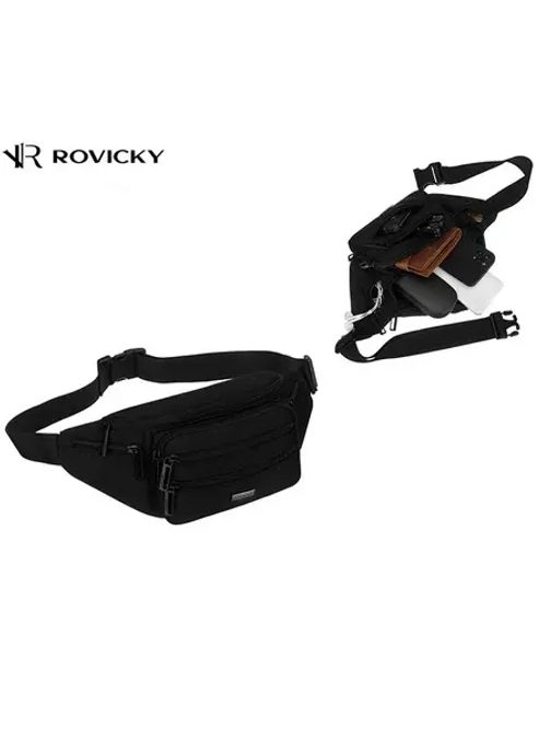 Módna čierna pánska ľadvinka