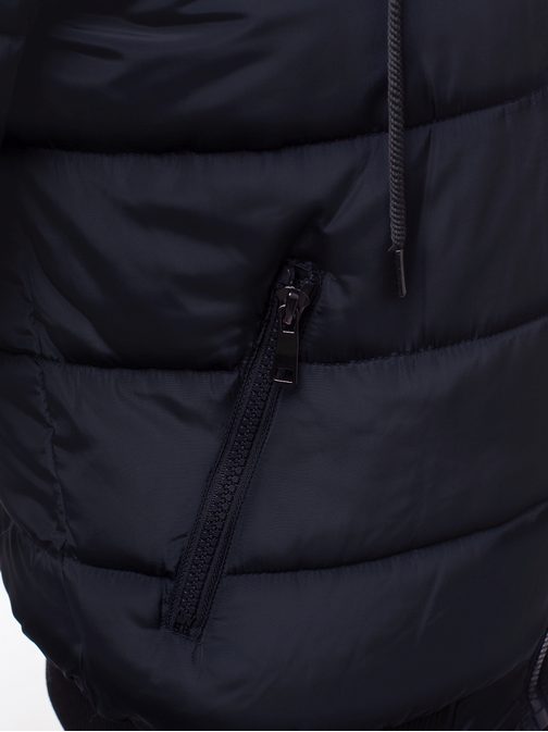 Pohodlná granátová zimná bunda JD/387