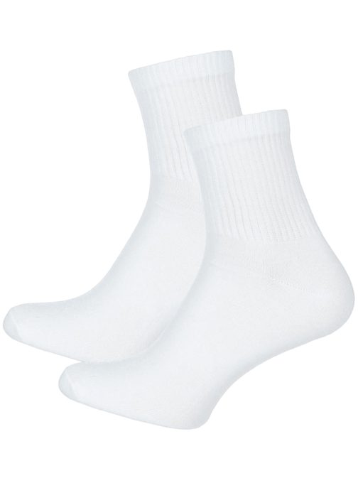 Klasické biele pánske ponožky Active