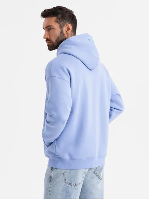 Pastelová levanduľová unisex mikina V9 SNBC-0105