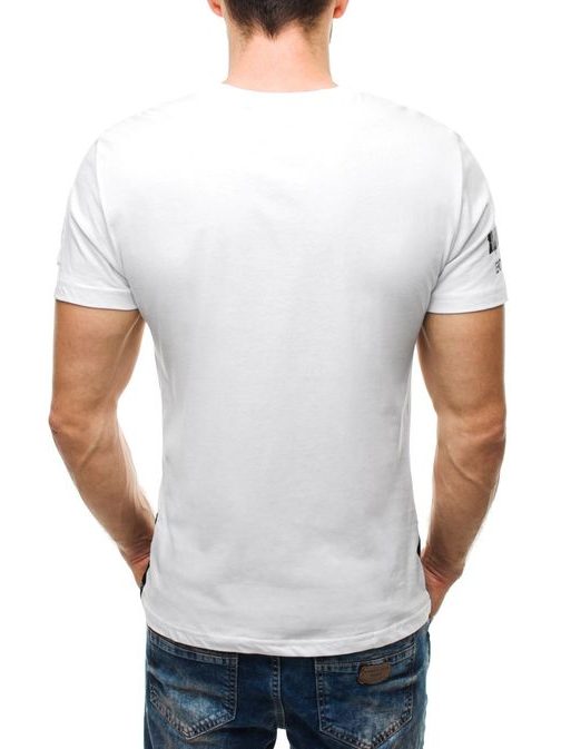 Pohodlné biele tričko 3004