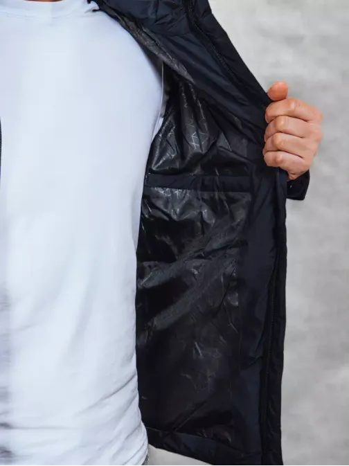 Atraktívna prešívaná bunda v granátovej farbe