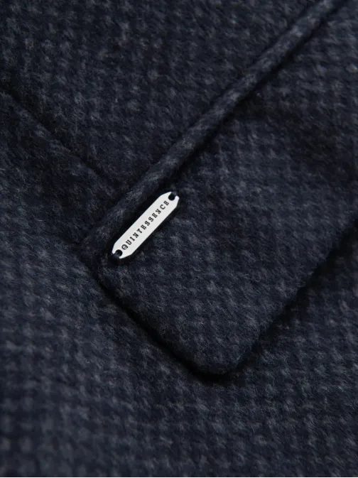 Jedinečný tmavomodrý pánsky kabát V1 COWC-0121