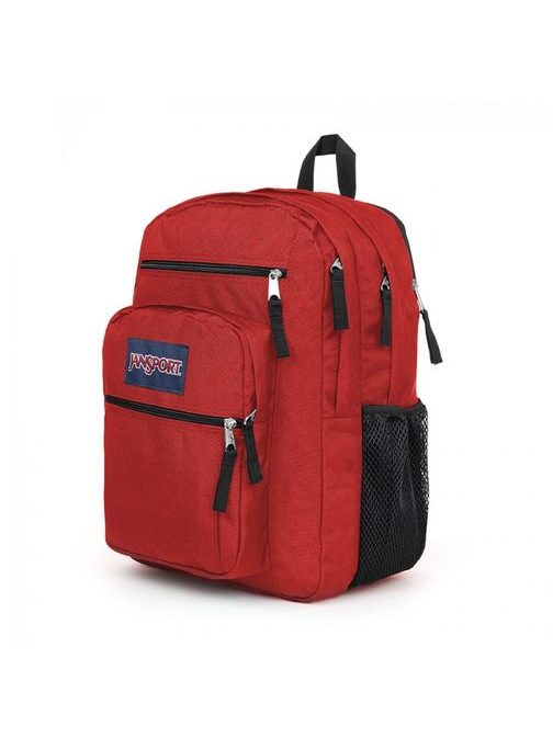 Študentský červený ruksak Jansport