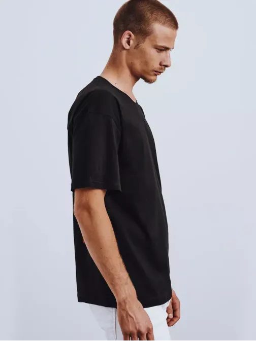 Pánske tričko s potlačou v čiernej farbe