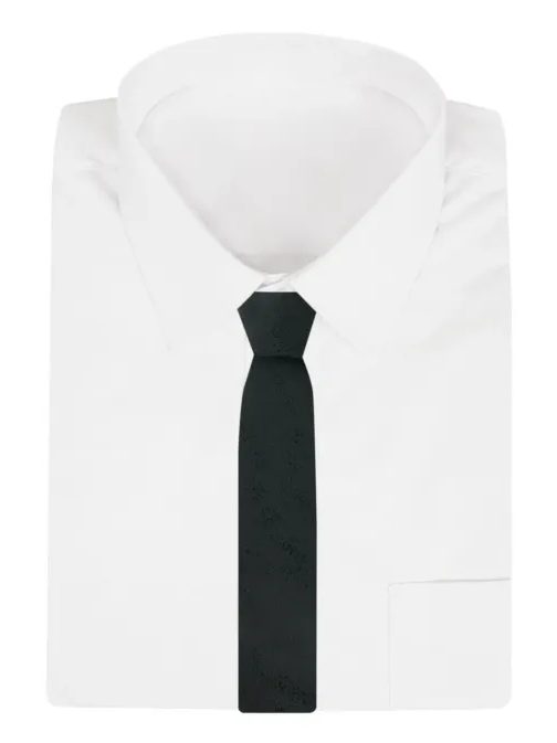 Elegantná čierna pánska kravata