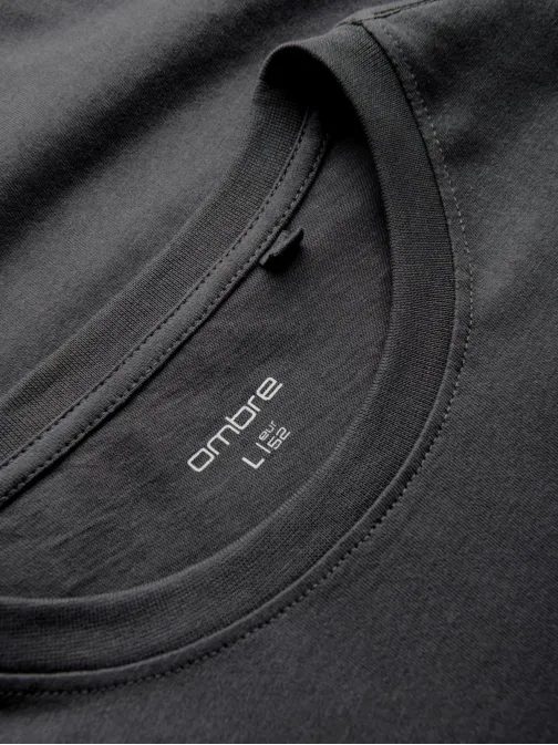 Čierne tričko v štýle streetstyle V1 TSCT-0108