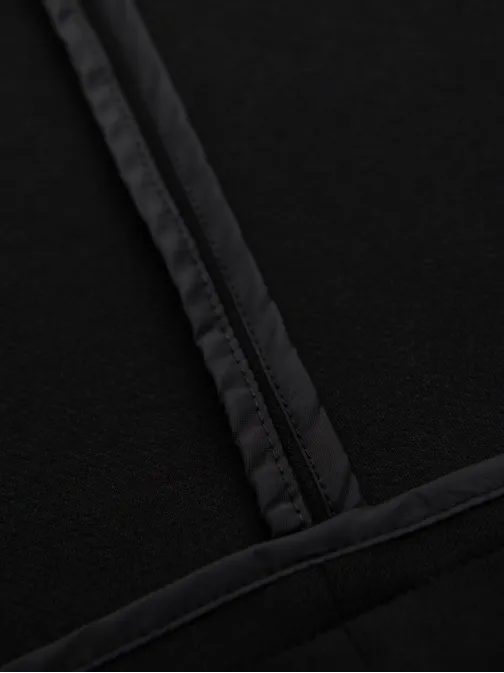 Športové čierne slim fit sako V2 BLZB-0101