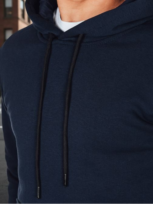 Basic pánska granátová mikina s kapucňou