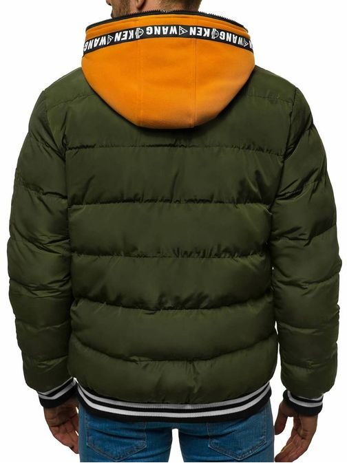 Štýlová zelená zimná bunda N/6900/4