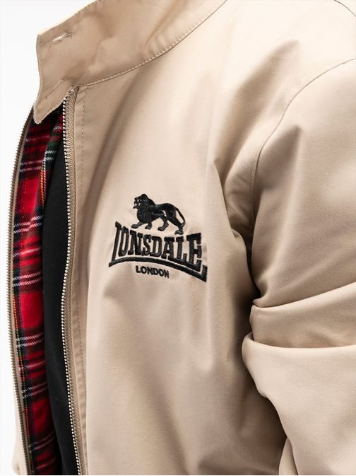 Pánska béžová bunda CLASSIC Lonsdale