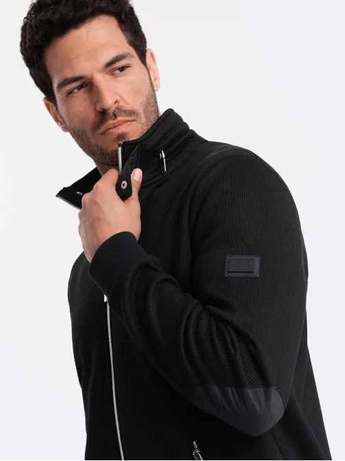 Trendy čierna bomber bunda V1 JANP-0154