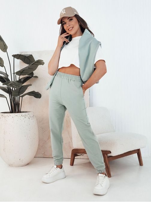 Trendy dámske olivové tepláky Swan