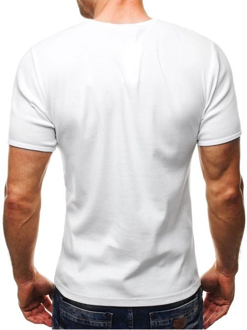 Pohodlné biele tričko 2112