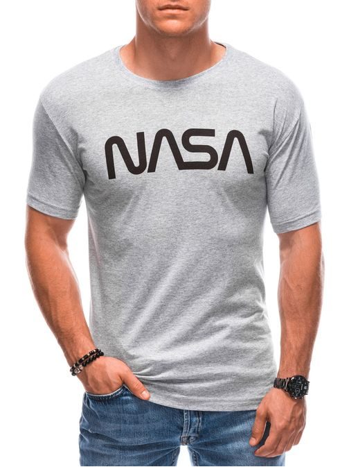 Nevšedné šedé tričko NASA S1911