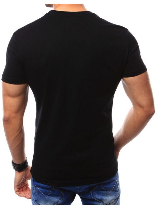 Pánske trendové tričko čierne